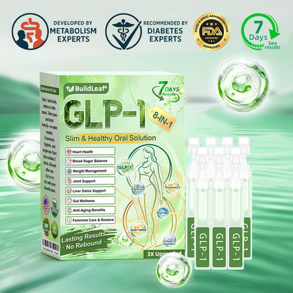 🇺🇸BuildLeaf® GLP-1 8-in-1 Slim & Healthy Oral Solution (Once a day, results in 7 days), With 100 Billion CFU Active Probiotics ✅ Supports weight management, heart health, diabetes, gut & women’s health, while firming skin & boosting energy.