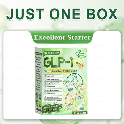 🇺🇸BuildLeaf® GLP-1 8-in-1 Slim & Healthy Oral Solution (Once a day, results in 7 days), With 100 Billion CFU Active Probiotics ✅ Supports weight management, heart health, diabetes, gut & women’s health, while firming skin & boosting energy.